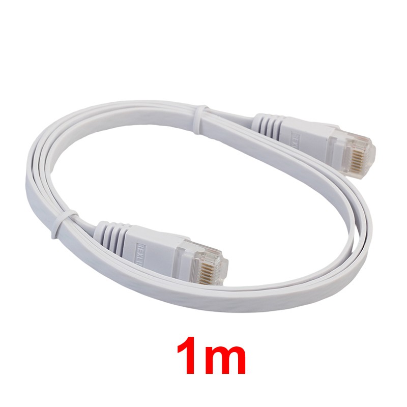 Dây Cáp Mạng Đầu Dẹt 1000mbps Cat6 Dài 0.5m- Kpeu