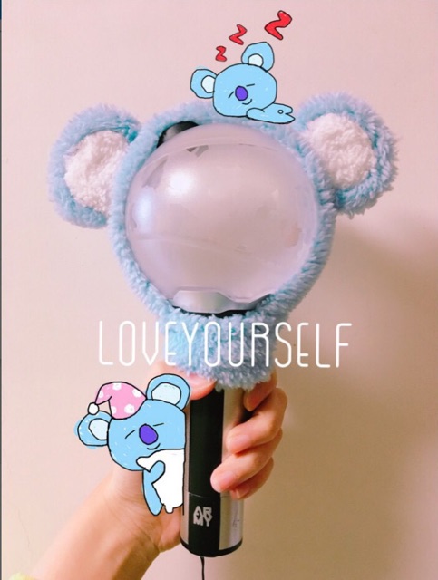 Bờm BT21 trang trí Bomb Lightstick BTS