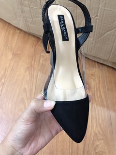 Giày zara vá mũi có quai hậu