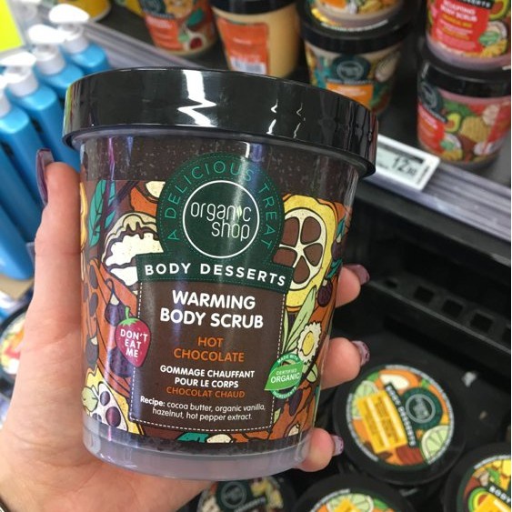[450ml] Tẩy Tế Bào Chết Toàn Thân Organic Shop Body Desserts Body Scrub 450ml