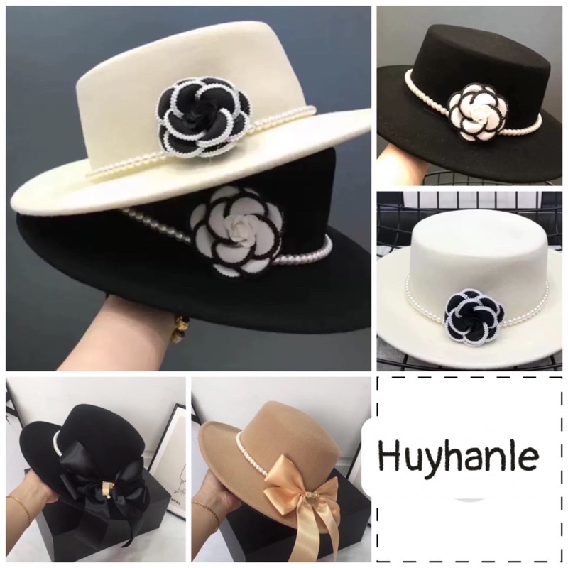Mũ dạ nỉ đầu bằng thiết kế sang trọng, đảm bảo hàng đẹp SẴN HÀNG