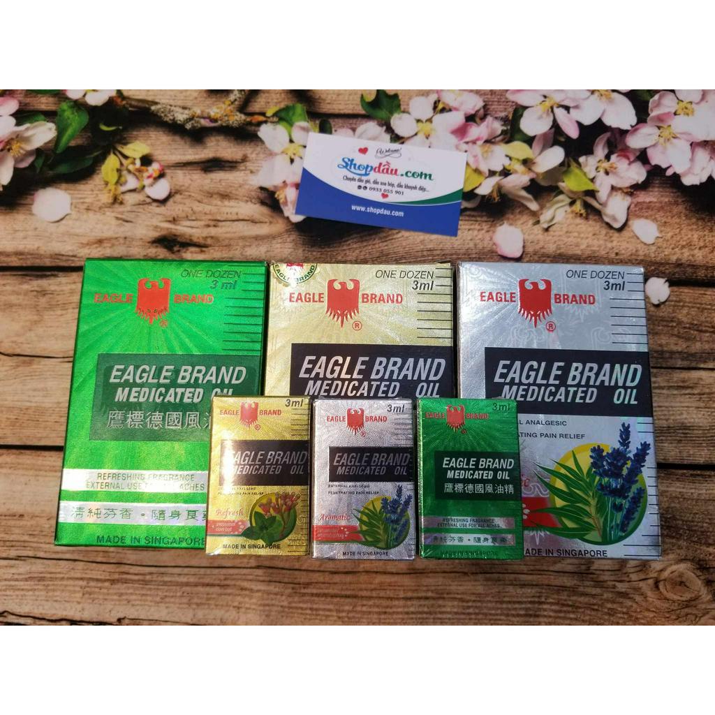 Dầu Gió Con Ó 3ml - Chính hãng Singapore