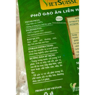 Phở ăn liền hữu cơ Vietsuisse