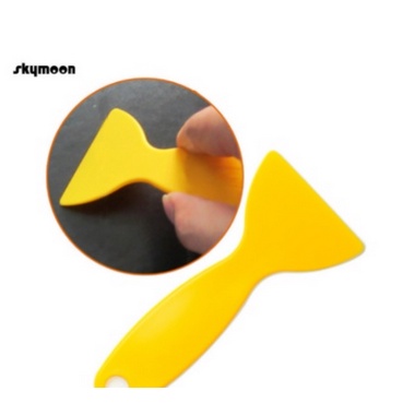 Dụng cụ hỗ trợ dán tem trang trí decal xe hơi ô tô thanh gạt nhựa tam giác chống nổi bong bóng đề can