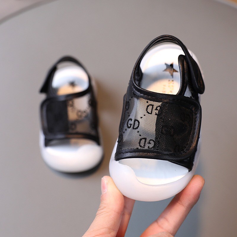 SANDAL chống vấp, quai lưới dán cho bé trai bé gái từ 0 đến 4 tuổi. GD