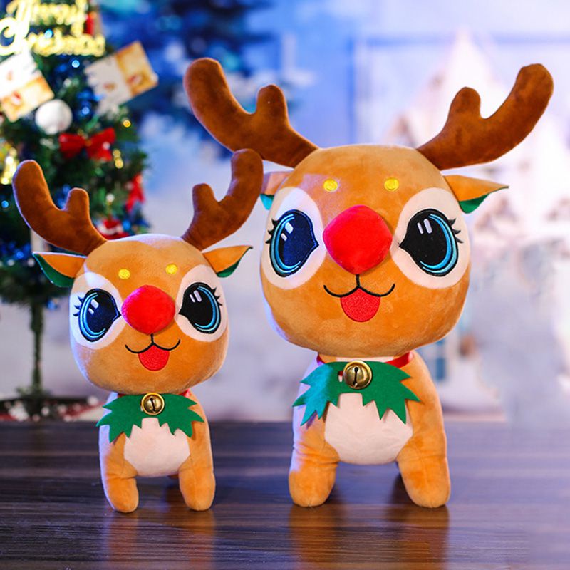 【Ready Stock！！！】Santa Claus Christmas Stuffed Toy Doll Merry Christmas Home Decor Elk Deer Toys