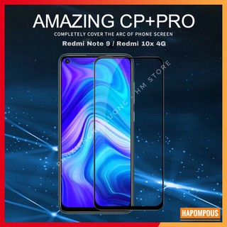 Cường lực Nillkin CP+Pro Redmi Note 9 4G / Redmi 10X (4G), Full màn hình