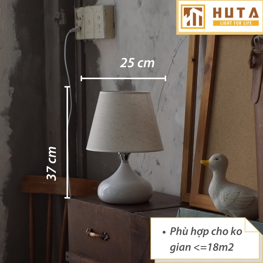 Đèn Ngủ Để Bàn Điều Chỉnh Độ Sáng Thân Thép, Ánh Sáng Led Vàng, Dùng Decor Phòng Ngủ, Đặt Đầu Giường, Mã T4