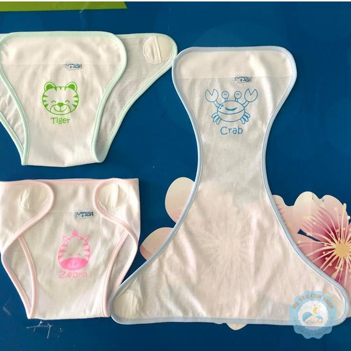 (3-9 kg) LỐC 10 TẢ VẢI SƠ SINH JOU  (katydang)