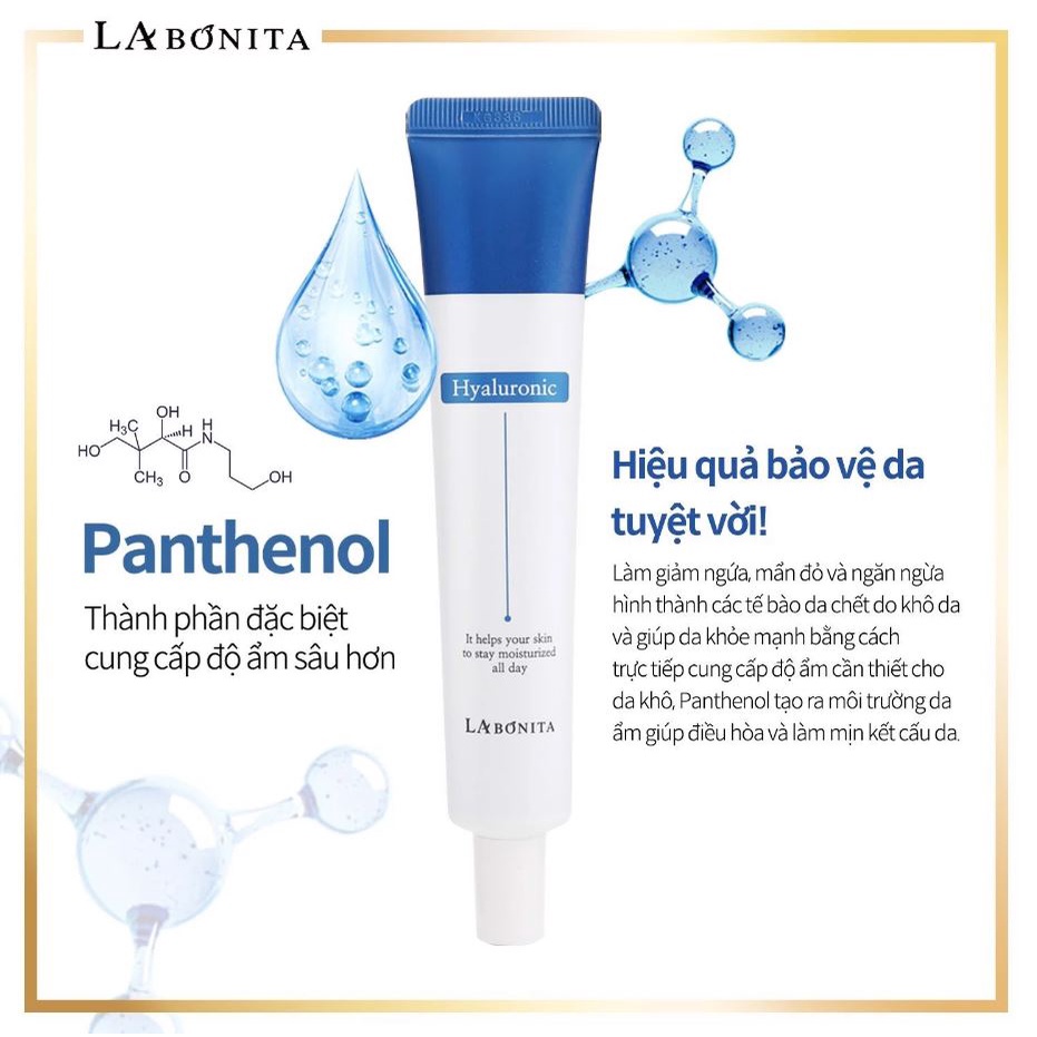 Kem dưỡng ẩm sáng da & tăng độ đàn hồi - LA BONITA Vital Hyaluronic Acid Cream 50ml