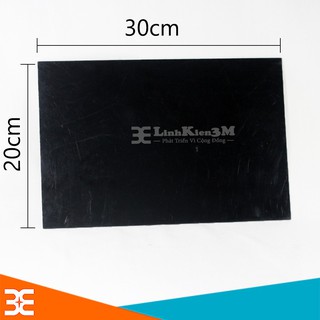 Mica Đen Khổ A4 Dày 5mm ( Kích Thước: 20cmx30Cm )