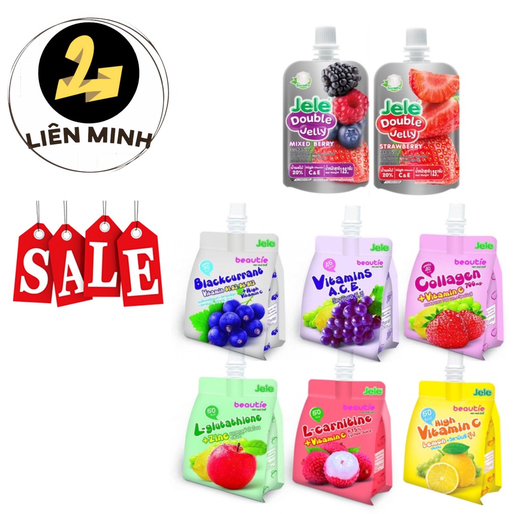 Nước Ép Thạch Trái Cây Jele Beautie 150g - 8 mùi