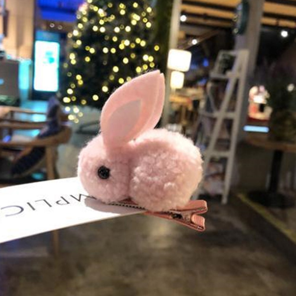 Dây Buộc Tóc Đính Bóng Lông Xinh Xắn Cho Nữ