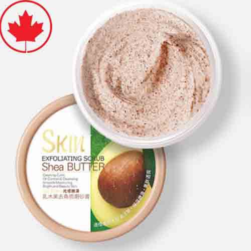 [Có sẵn] Tẩy da chết dành cho body -trái bơ Skin Exfoliating Scrub Shea Butter (hàng nội địa Trung)