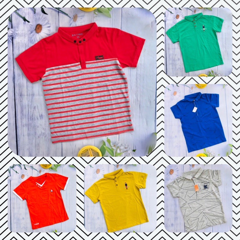 💥 Áo cổ trụ hàng shop bé trai từ 20-40kg