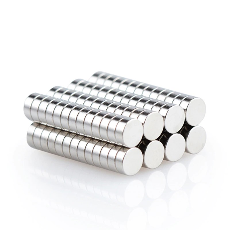 10 viên nam châm viên trắng mỏng 8x3mm- loại nam châm trắng đất hiếm lực hút mạnh