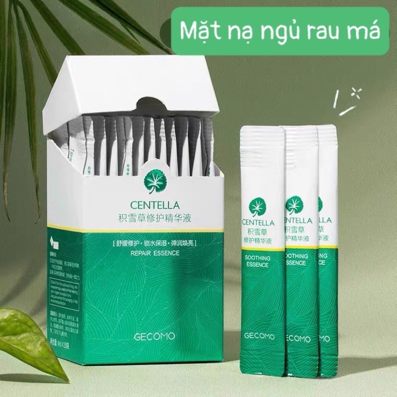 Mặt Nạ Ngủ Rau Má tái tạo da mờ vết thâm giảm viên ngăn ngừa mụn