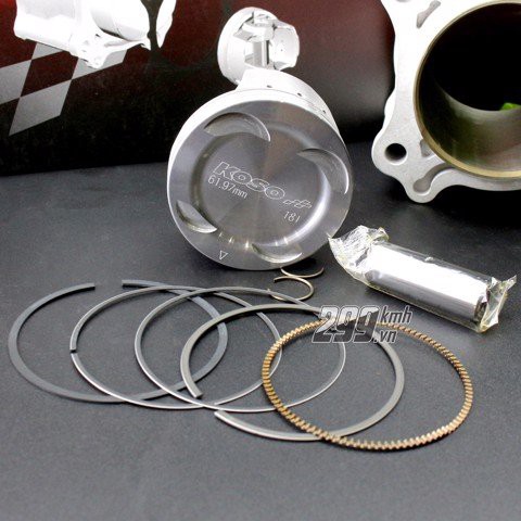 Trọn bộ xi lanh, piston 62mm Koso cho xe Honda Winner, Sonic