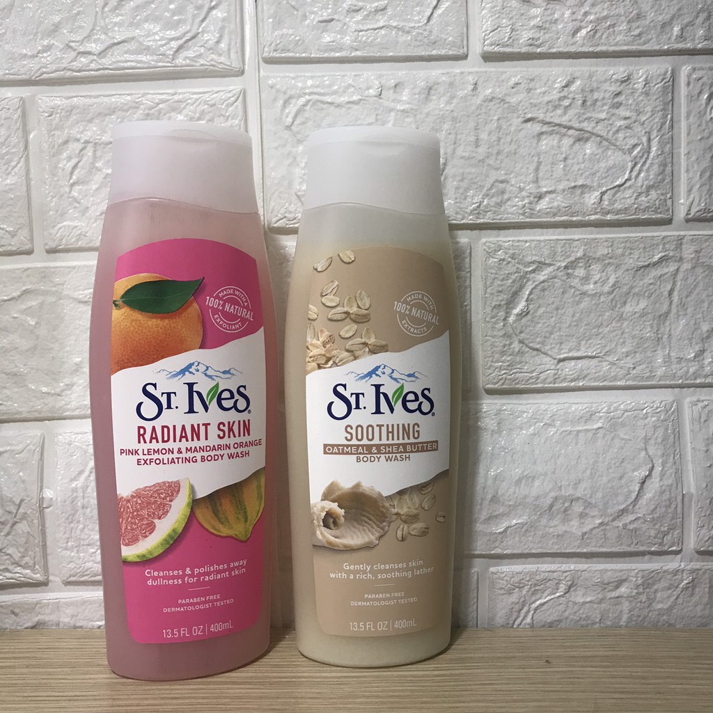 Sữa Tắm ST IVES Tẩy Tế Bào Chết BODY WASH USA (400-473ML) | BigBuy360 - bigbuy360.vn
