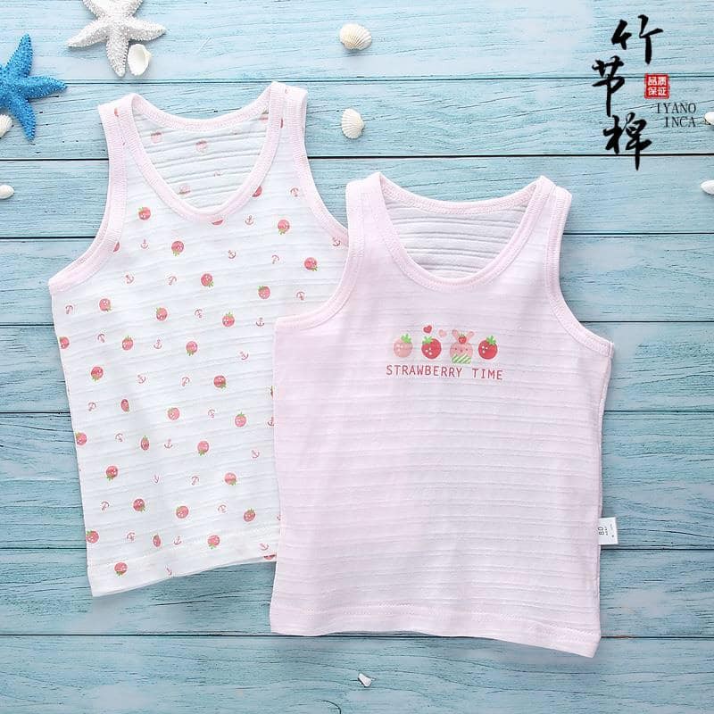Set 2 áo ba lỗ bé trai bé gái