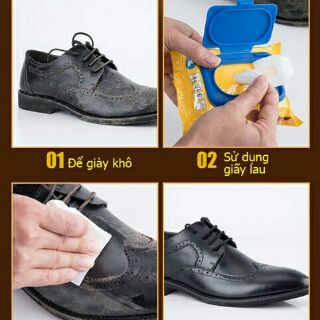 Giấy ướt - khăn ướt lau giày SNEAKER [hàng hot]