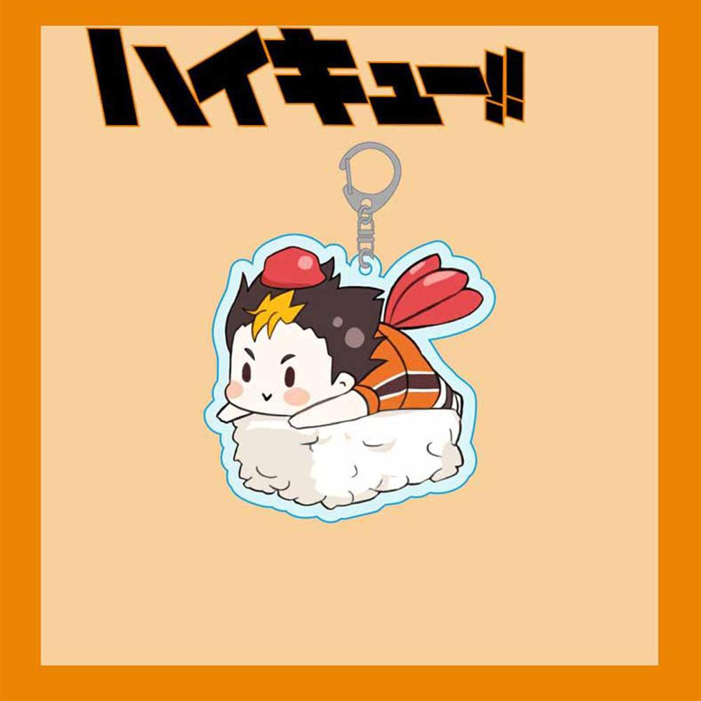 Mocho Haikyuu! Móc Khóa Hình Sushi Hoạt Hình Tinh Tế Cho Nữ