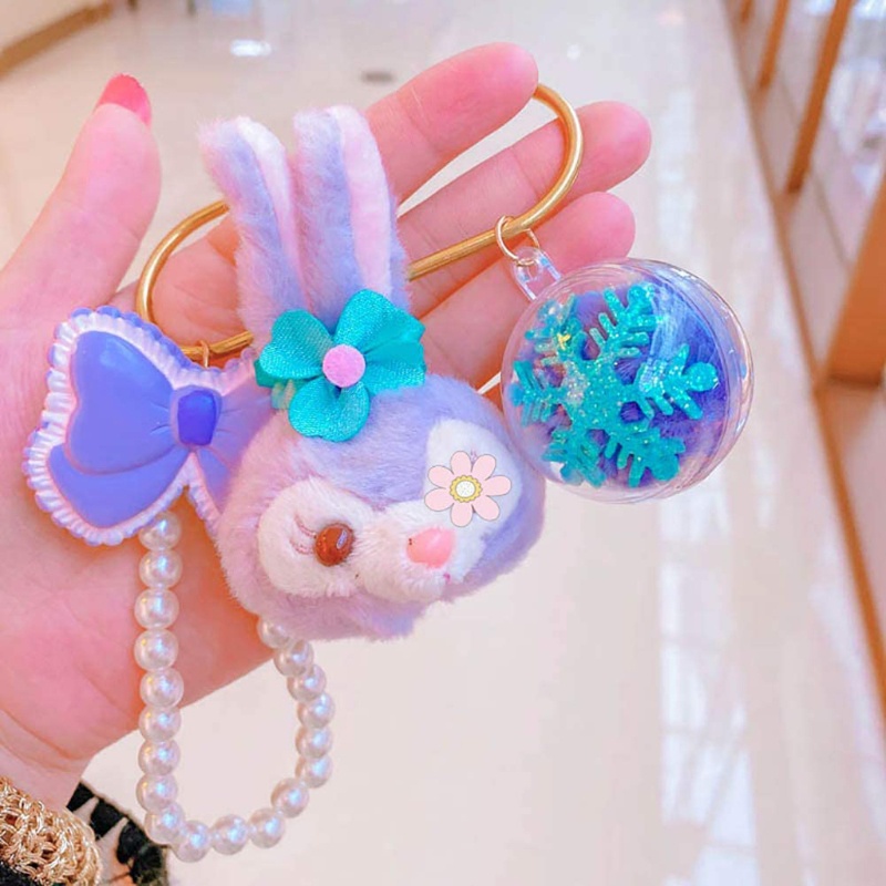 Set 5 Vòng Tay Chuỗi Hạt Ngọc Trai Giả Kèm Móc Khóa Thời Trang Cho Thanh Thiếu Niên