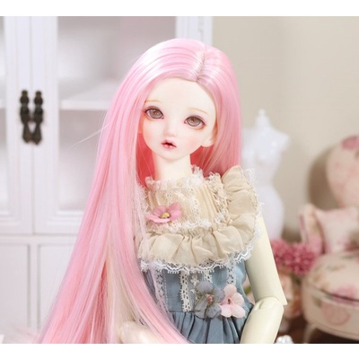 Tóc Giả Thẳng Dài Màu Đen DW003 BJD.SD Cho Búp Bê Tỉ Lệ 1 / 3 1 / 4 1 / 6