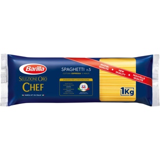 Mỳ Barilla sợi hình ống các cỡ Spaghetti 1kg