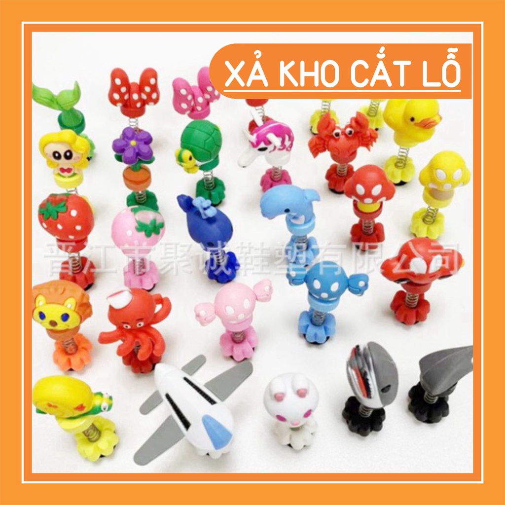 Freeship & Hoàn xu Sticker gắn dép cross bản to 3D, Jibbitz hoạ tiết 3D nổi gài dép crocs