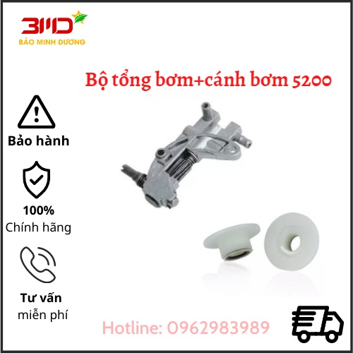 Nhông Bơm Nhớt Nhựa Tổng Hợp Máy Cưa Xích 5200/5800/5900