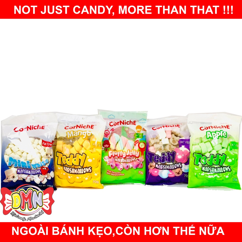 KẸO DẺO MASHMALLOW CORNICHE 70G THỔ NHỈ KỲ