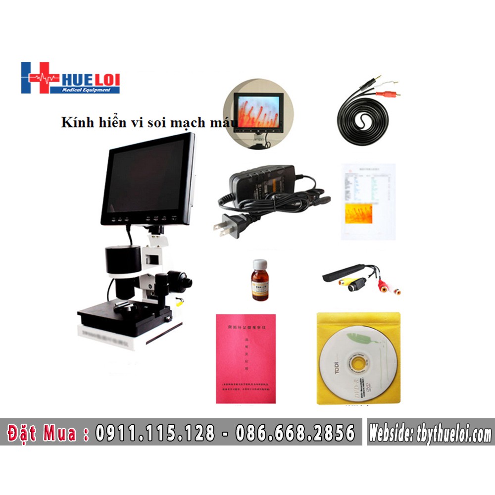 Kính hiển vi soi mạch máu loại 12ich