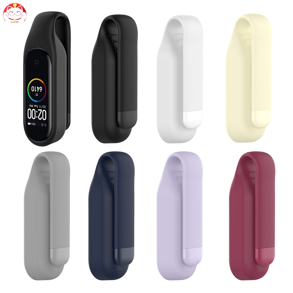 Vỏ silicon chống thấm nước thay thế cho vòng tay thông minh Mi Band 4/3