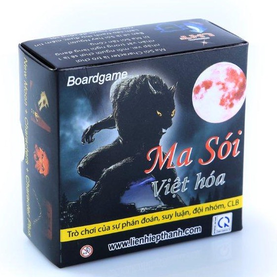 ™ Bài Ma Sói Việt hóa, Boardgame chất lượng cao, bộ cơ bản và mở rộng