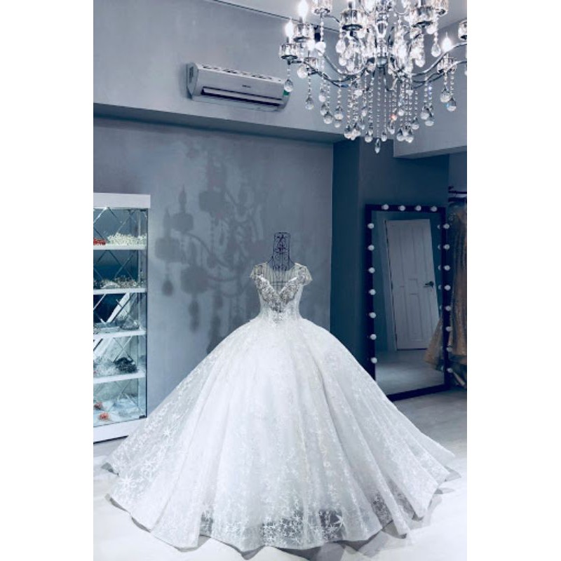 Áo cưới, váy cô dâu, đầm công chúa trắng tinh khôi, thanh lý giá rẻ