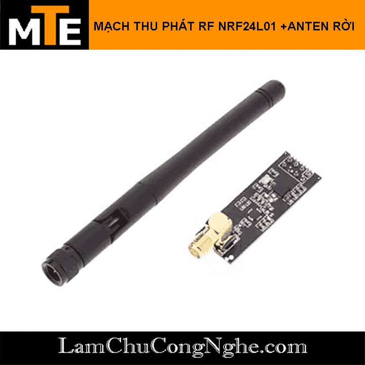 Mạch Thu Phát RF NRF24L01 + PA LNA 2.4Ghz Anten Rời