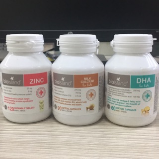 Bộ 3 sản phẩm milk calci, dha và zinc của Úc