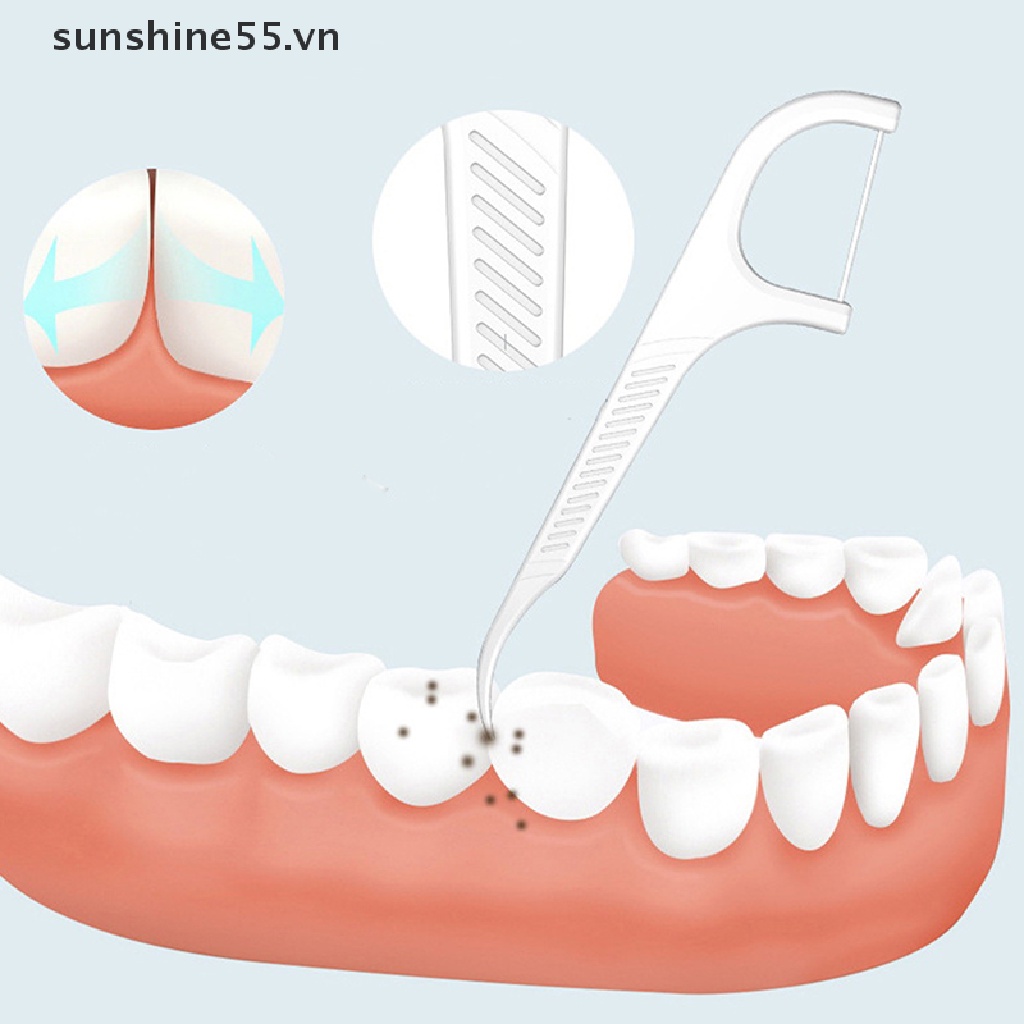 Hộp 88 Tăm Chỉ Tự Động Chăm Sóc Răng Miệng Tại Nhà / Khách Sạn