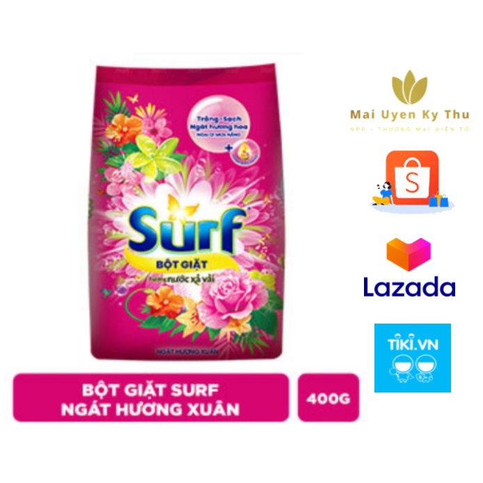 Thùng 36 gói bột giặt Surf 400g [SỈ]