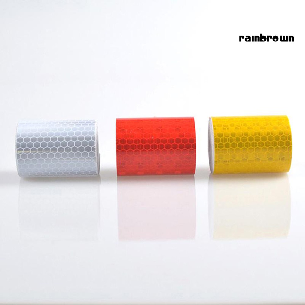 Cuộn băng dính phản quang 1m X 5cm cảnh báo an toàn thích hợp cho xe hơi