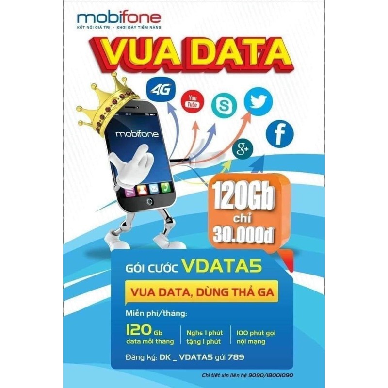 Sim Vdata5 siêu rẻ