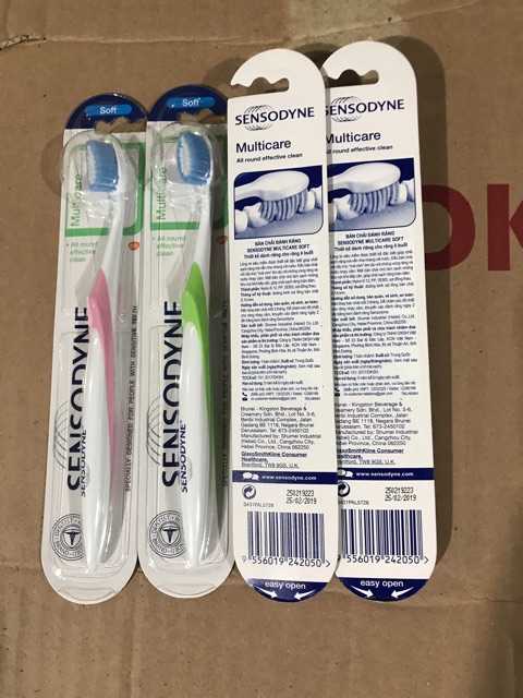 Bàn chải SENSODYNE MULTICARE SOF dành riêng cho răng ê buốt