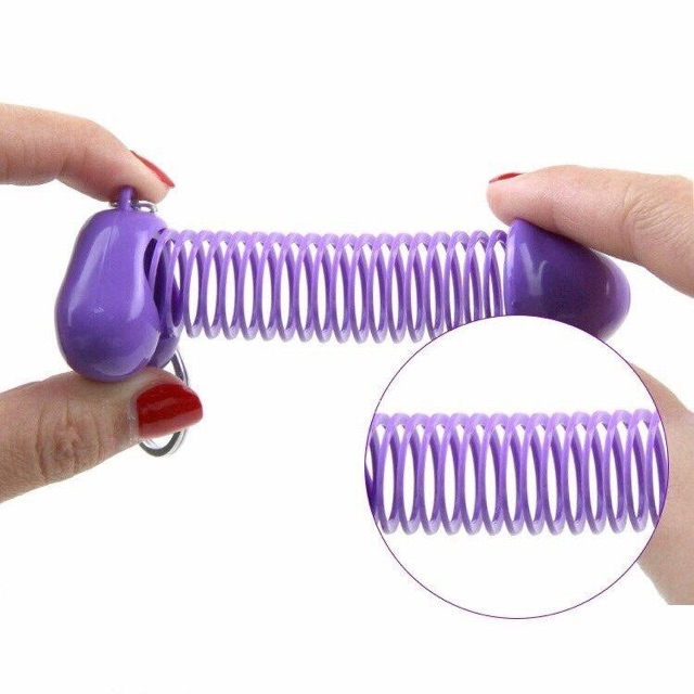 Combo 10 móc khoá ciu lò xo