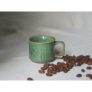 Cốc cà phê espresso size nhỏ màu xanh lá