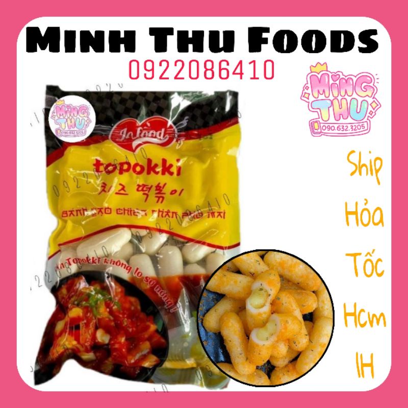 Bánh gạo phô mai Jofood - Tokbokki 500g