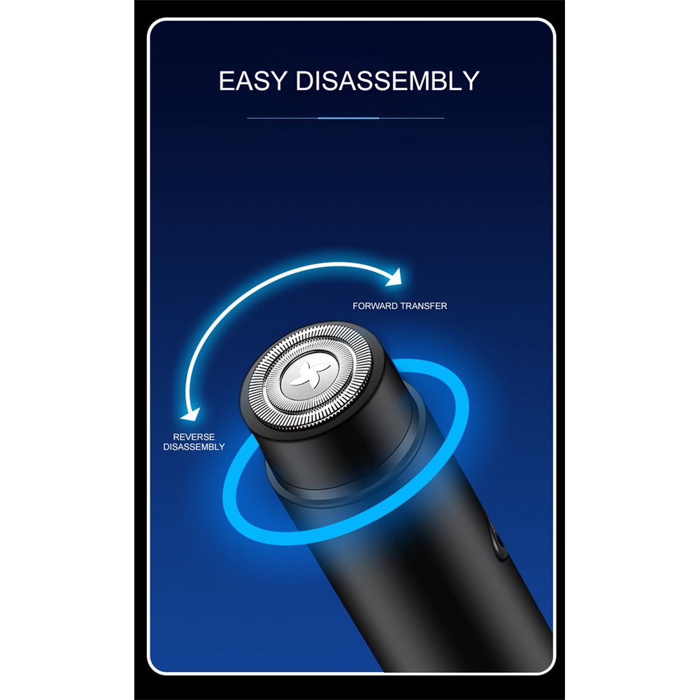 Cá Tuyết Điện Mini Máy Cạo Râu Cho Nam Di Động Điện Dao Cạo Râu Dao Sạc Usb Nam Bàn Cạo Râu Hàng Dao Cạo