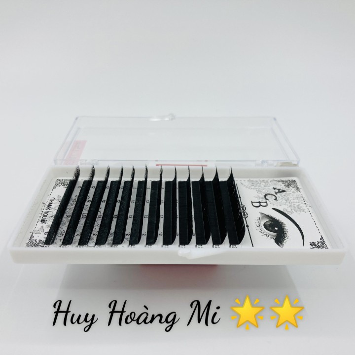 Mi khay độ cong M- L DÀY 0.07 DÀI 8 ĐẾN 15 dụng cụ NỐI MI  _ Huy Hoàng Mi