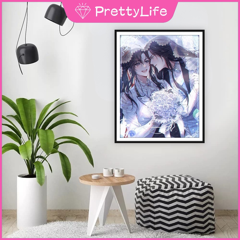 Bộ Tranh Đính Đá 5D Tự Làm 40x50cm Họa Tiết Hoạt Hình Độc Đáo Trang Trí Nhà Cửa