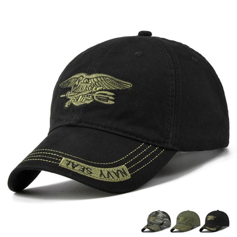 Fashion Exquisite US Navy Seal Logo Cap Top Quality Military Adjustable Caps